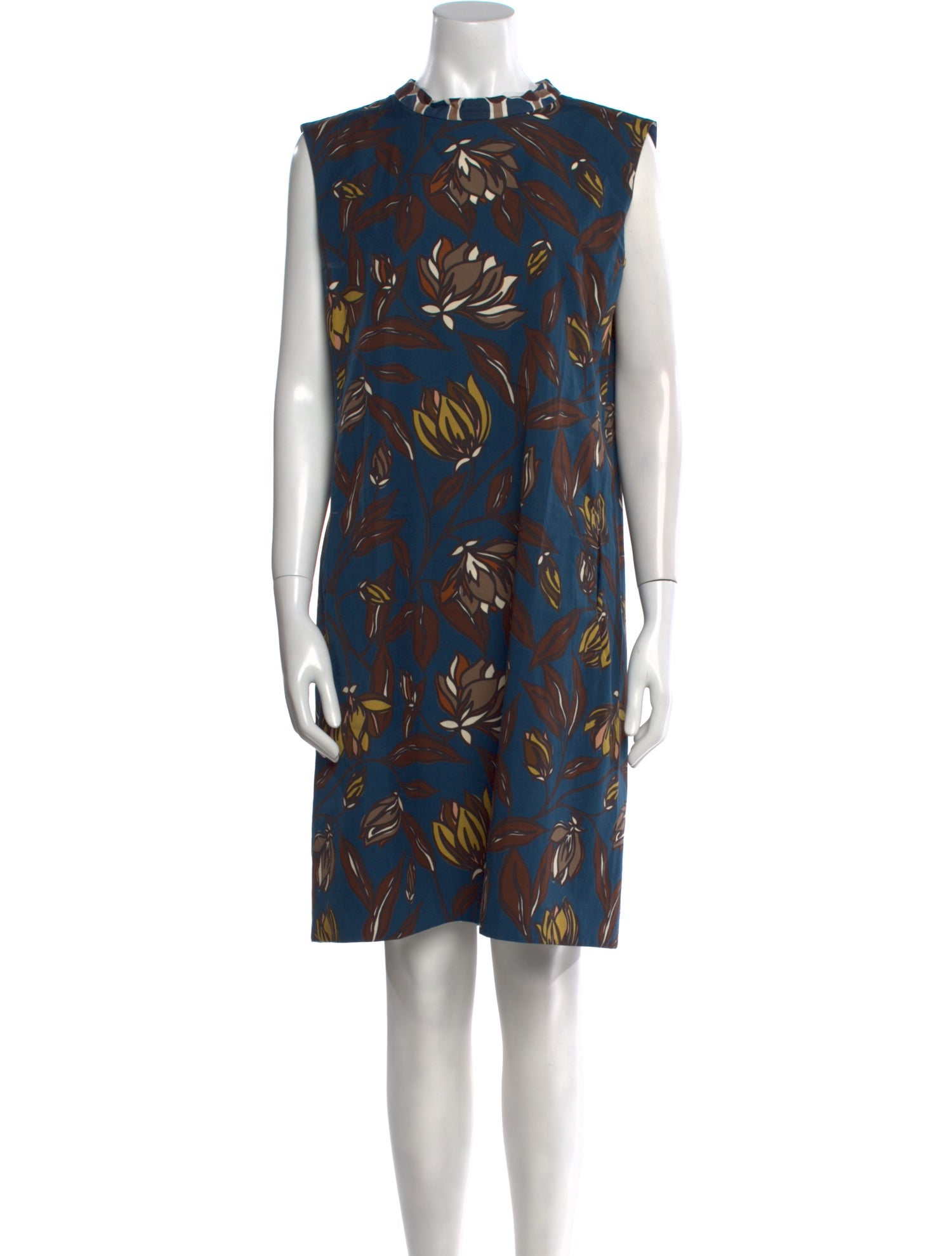 'S Max Mara Printed Knee-Length Dress