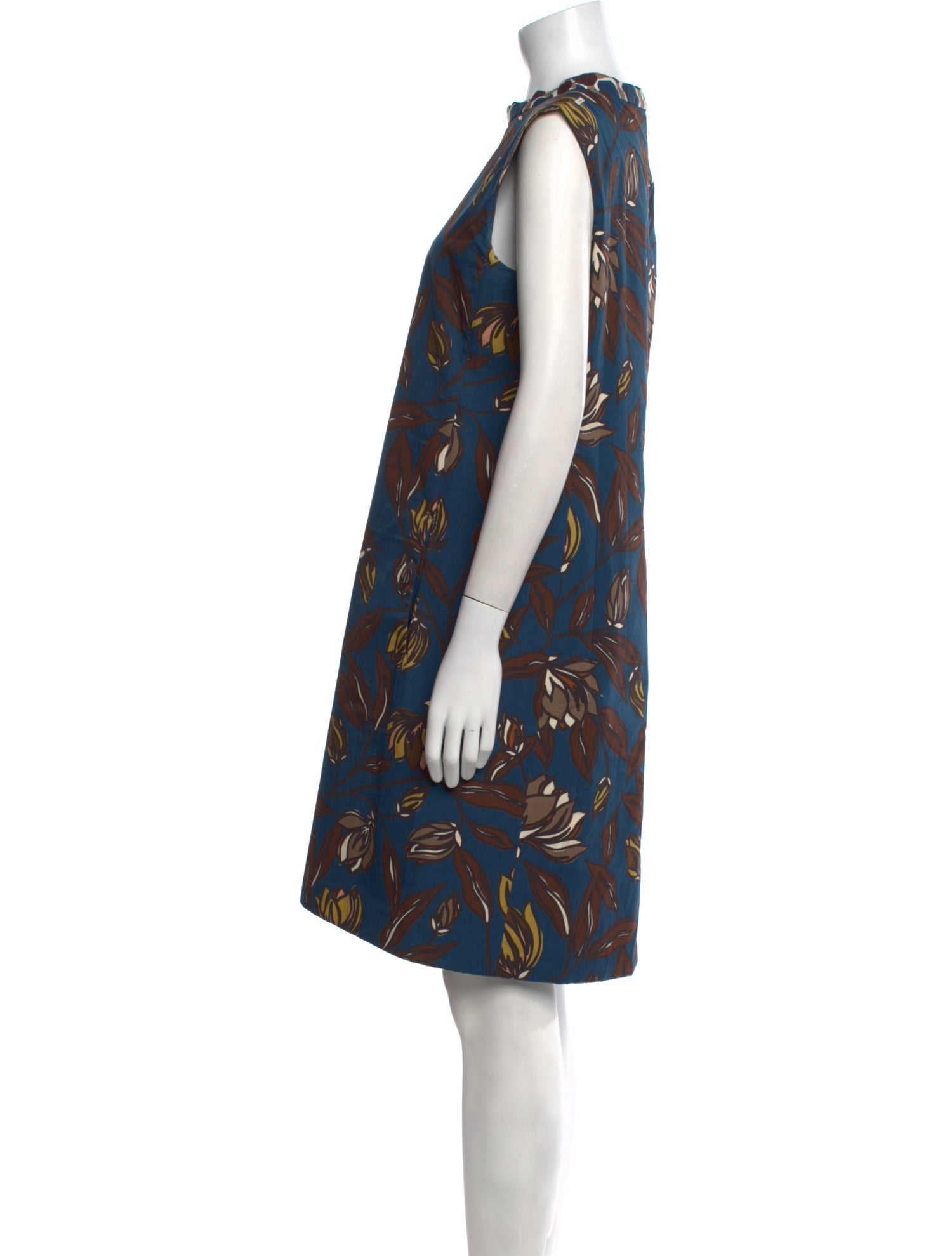 'S Max Mara Printed Knee-Length Dress