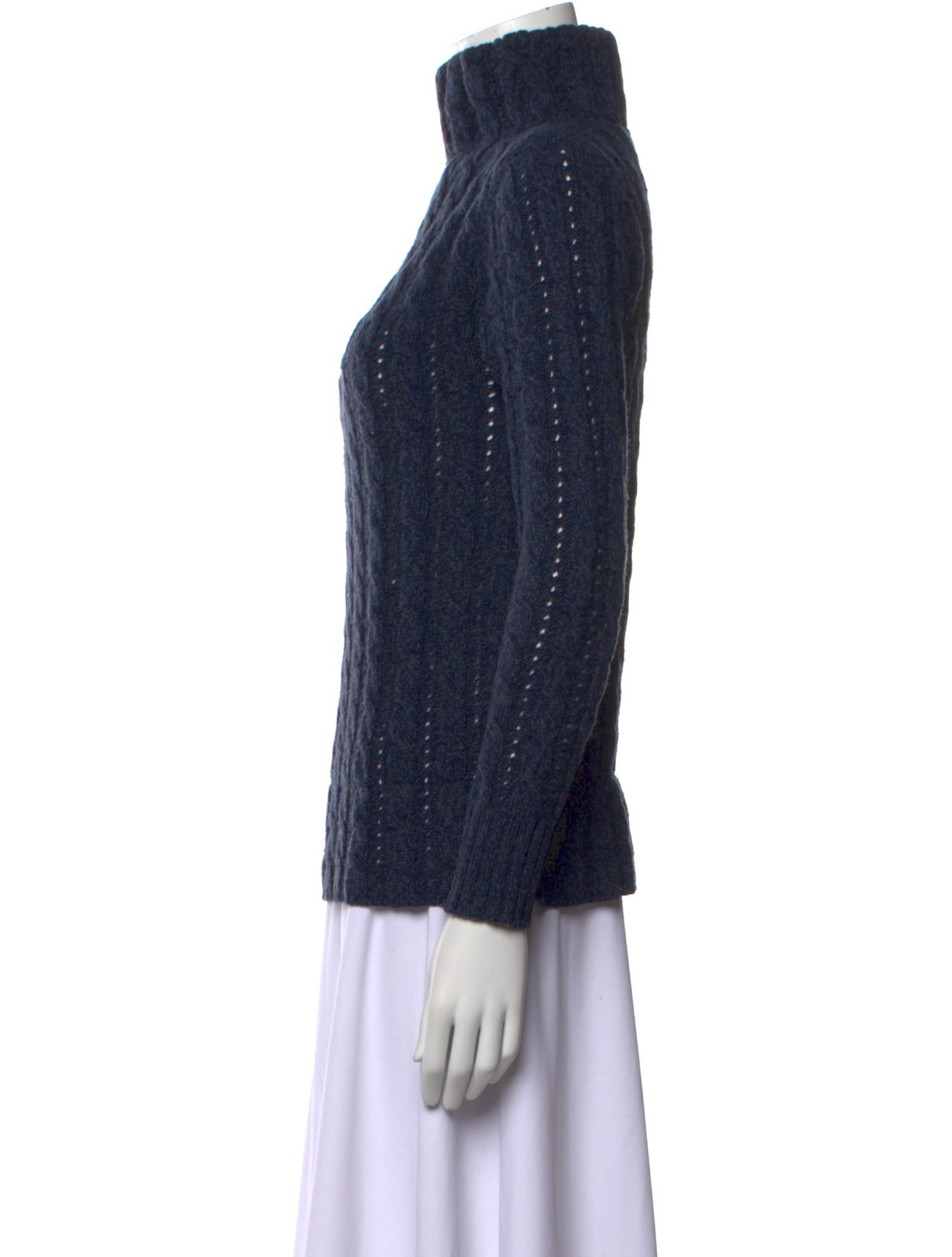 'S Max Mara Virgin Wool Turtleneck Sweater