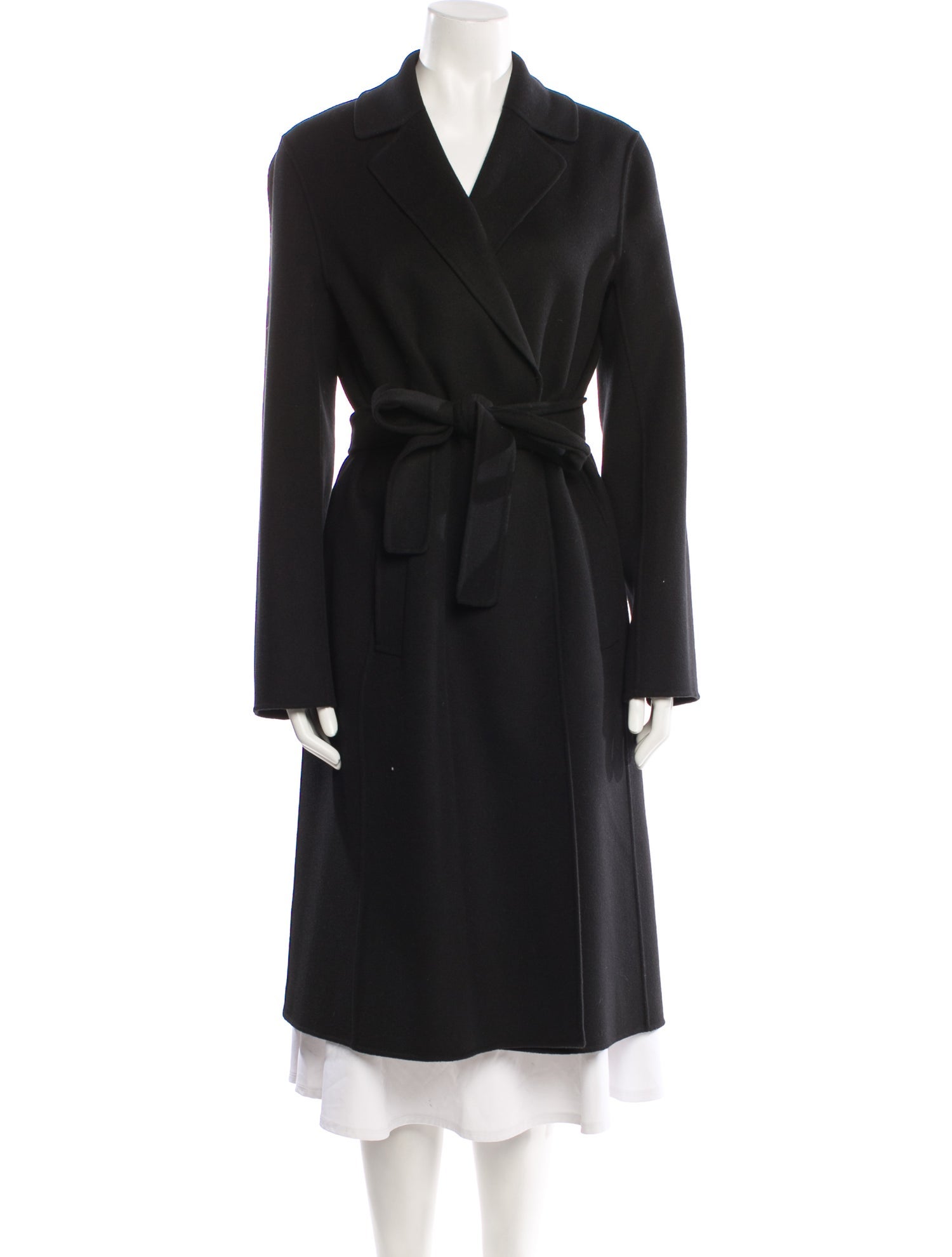 'S Max Mara Virgin Wool Trench Coat