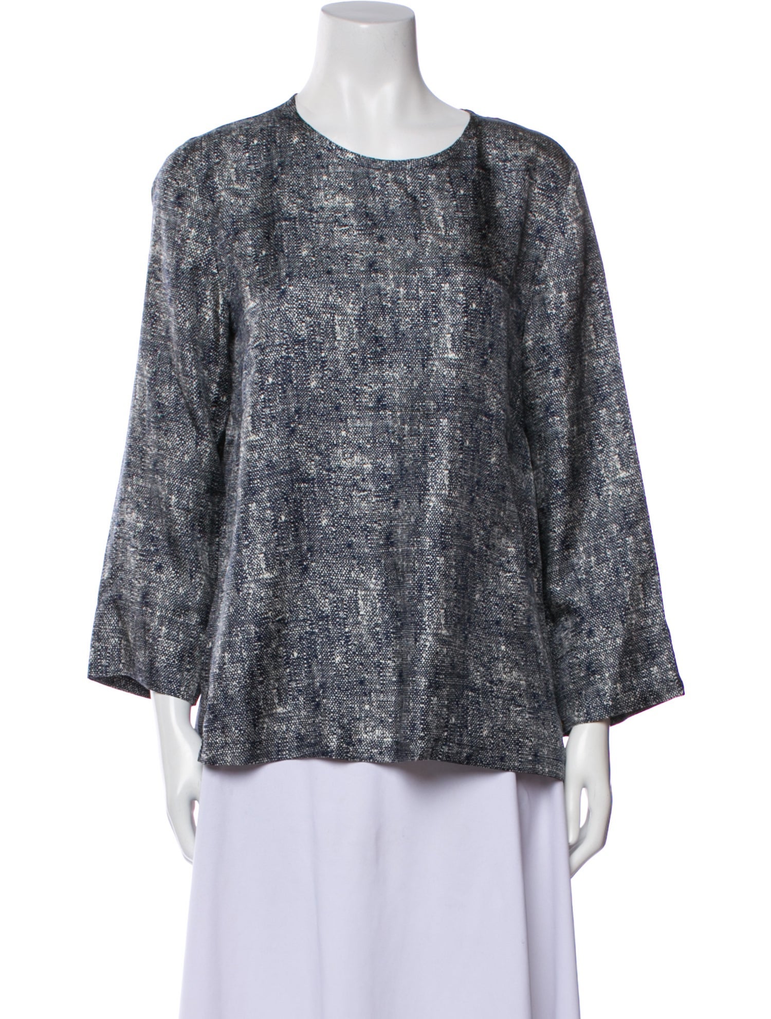 'S Max Mara Silk Scoop Neck Blouse w/ Tags