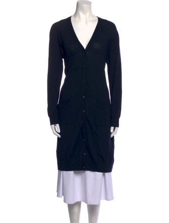 'S Max Mara Virgin Wool V-Neck Sweater