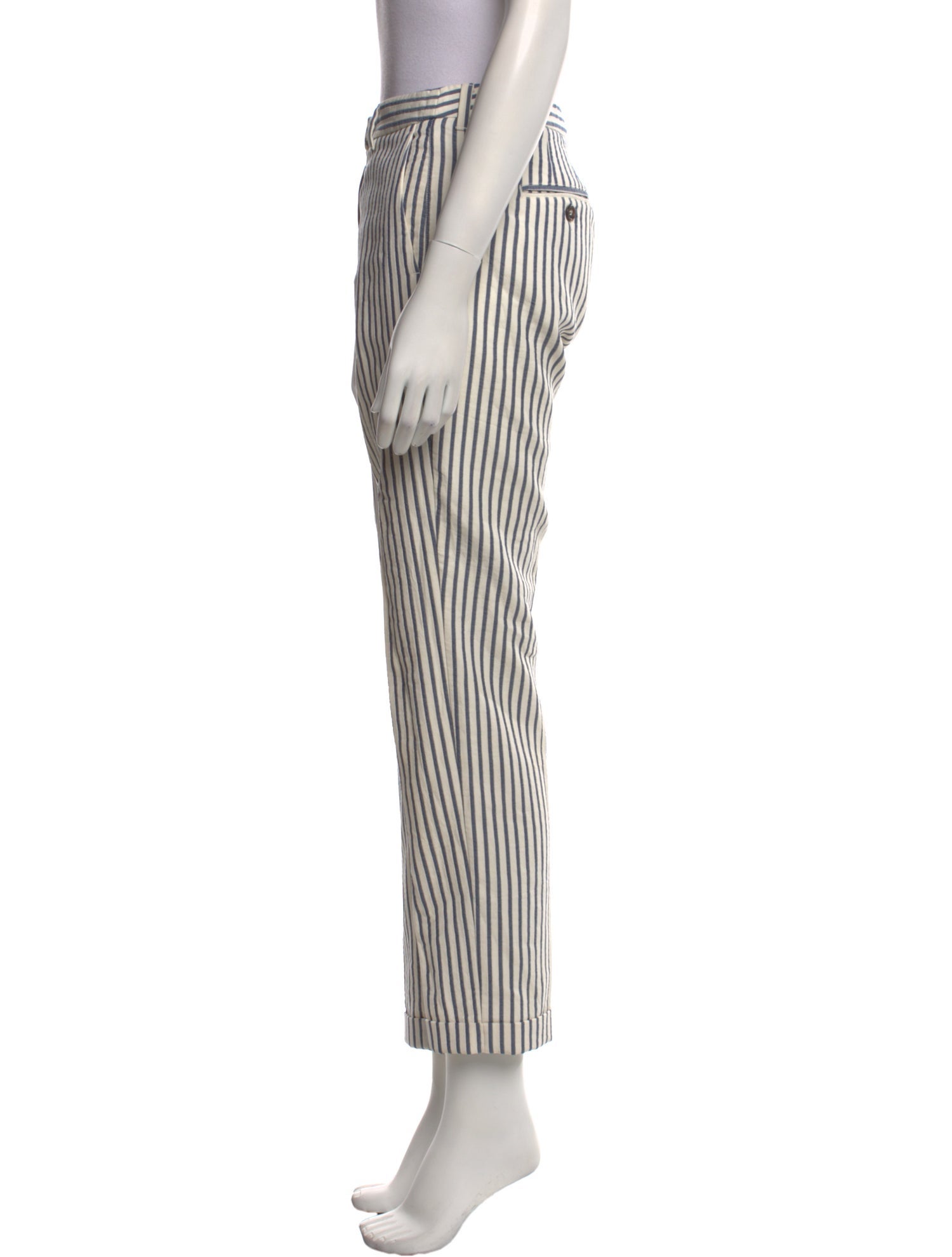 'S Max Mara Striped Straight Leg Pants
