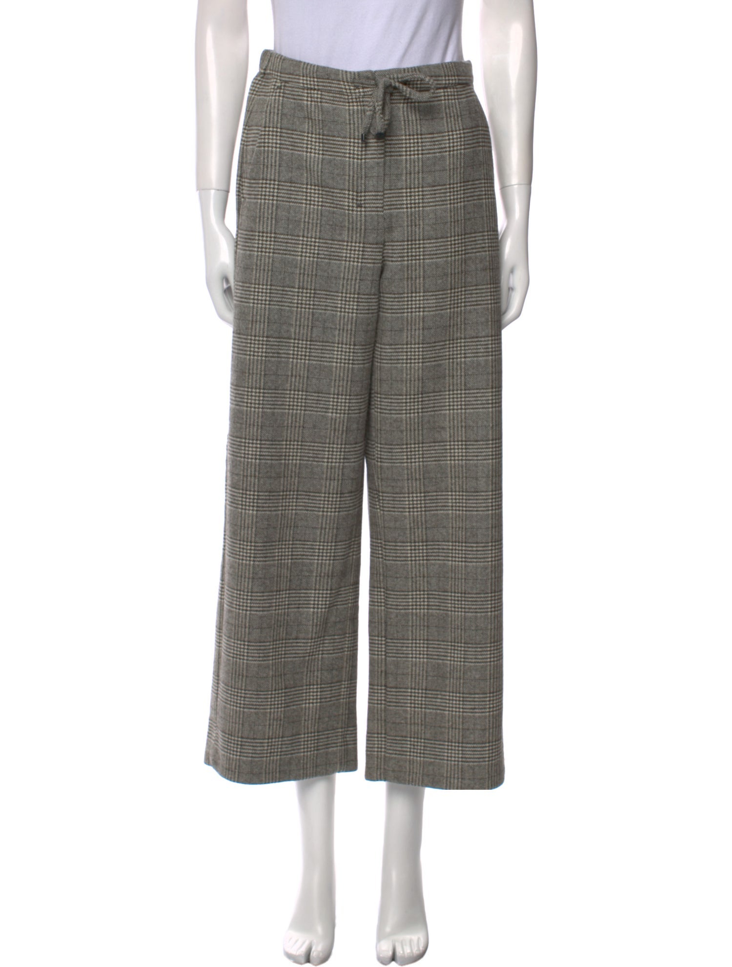'S Max Mara Virgin Wool Wide Leg Pants