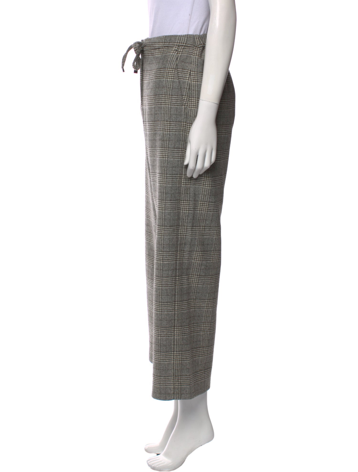 'S Max Mara Virgin Wool Wide Leg Pants