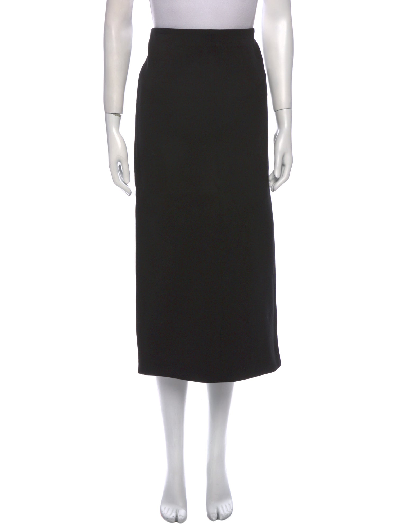 'S Max Mara Virgin Wool Midi Length Skirt