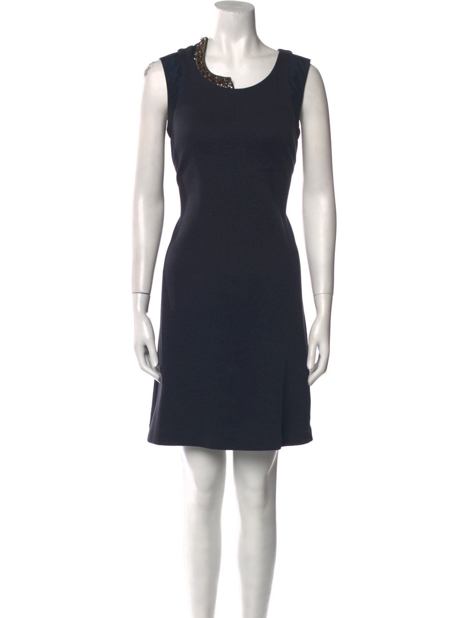 'S Max Mara Scoop Neck Mini Dress