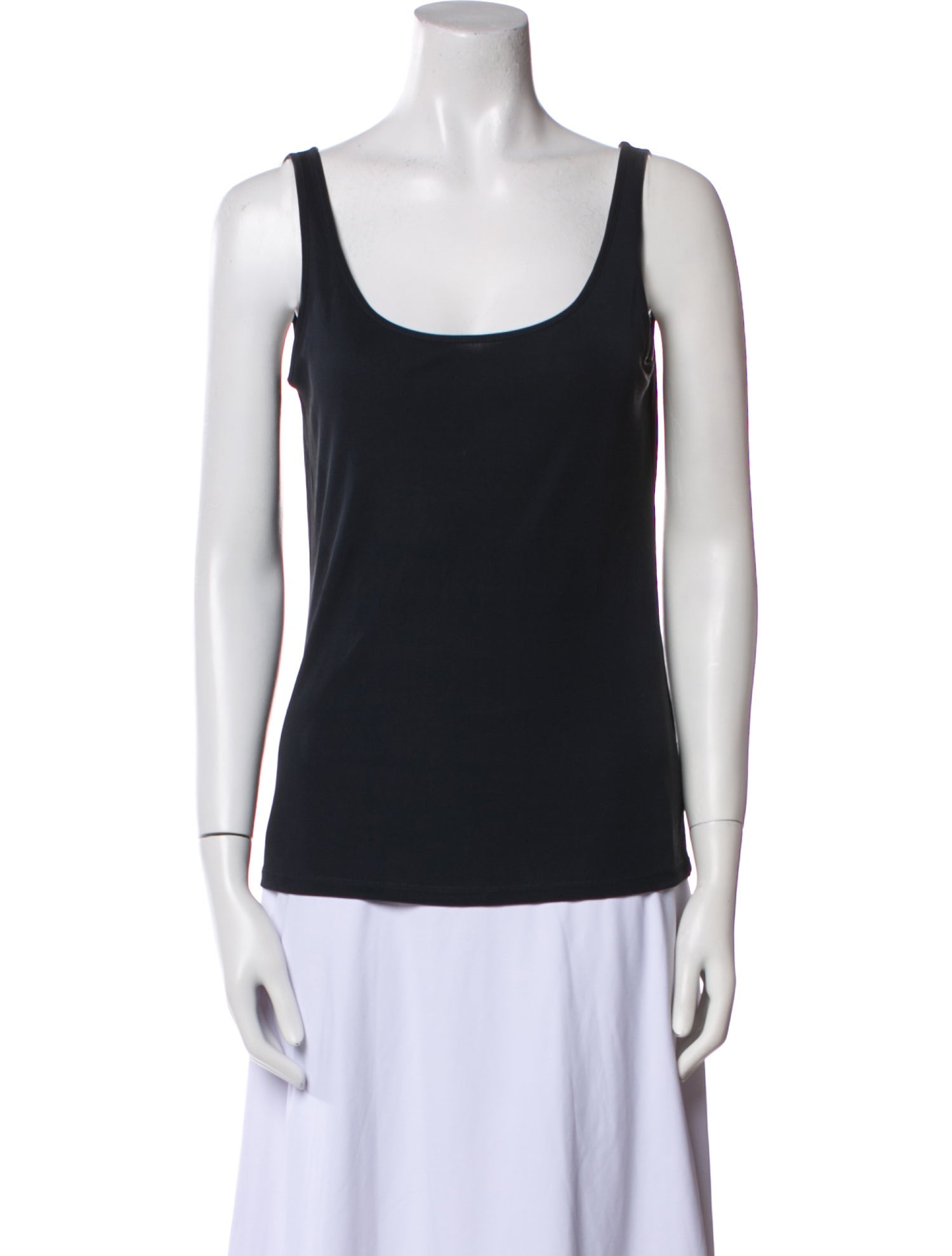 'S Max Mara Silk Scoop Neck Top