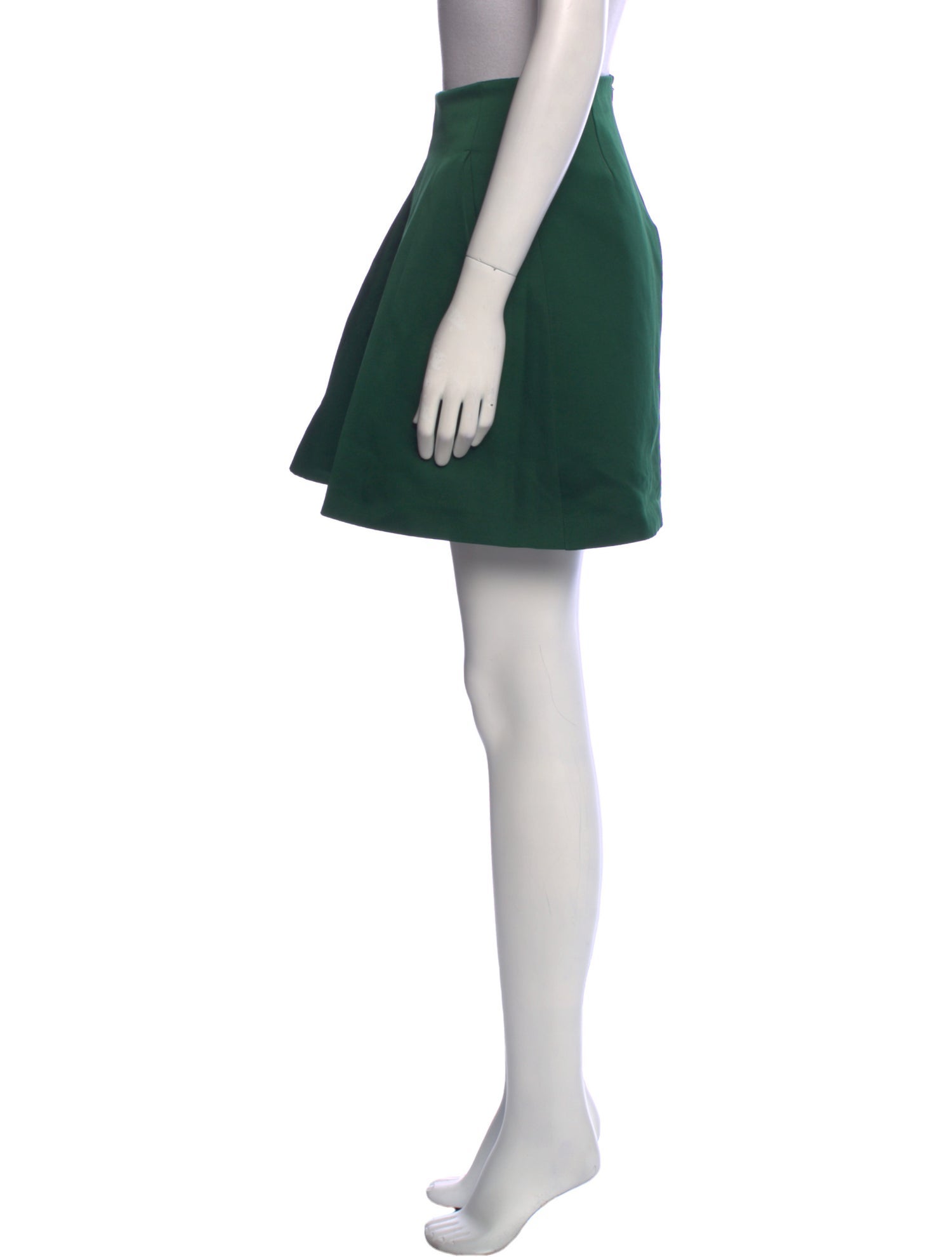 'S Max Mara Pleated Accents Mini Skirt