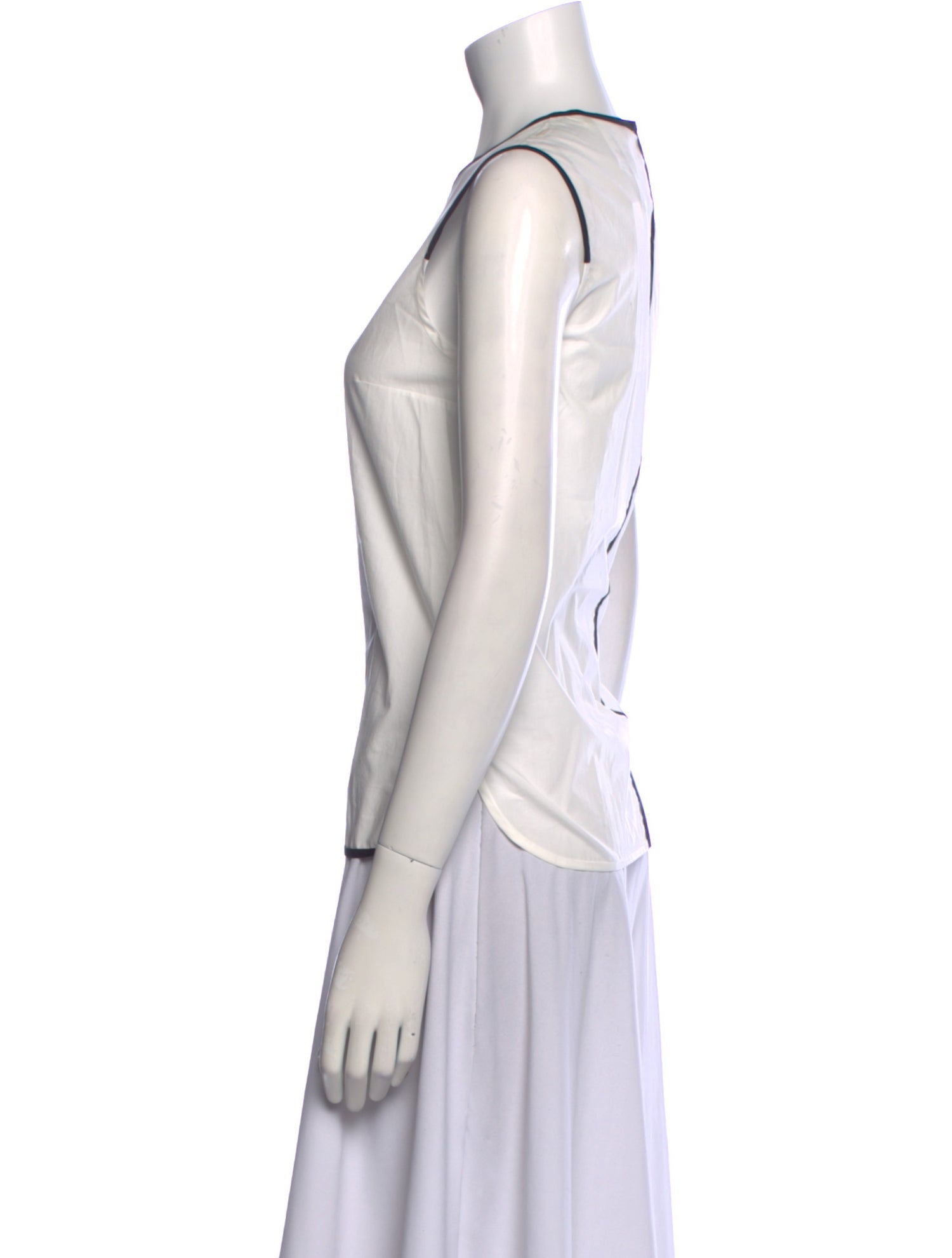 'S Max Mara Crew Neck Sleeveless Top