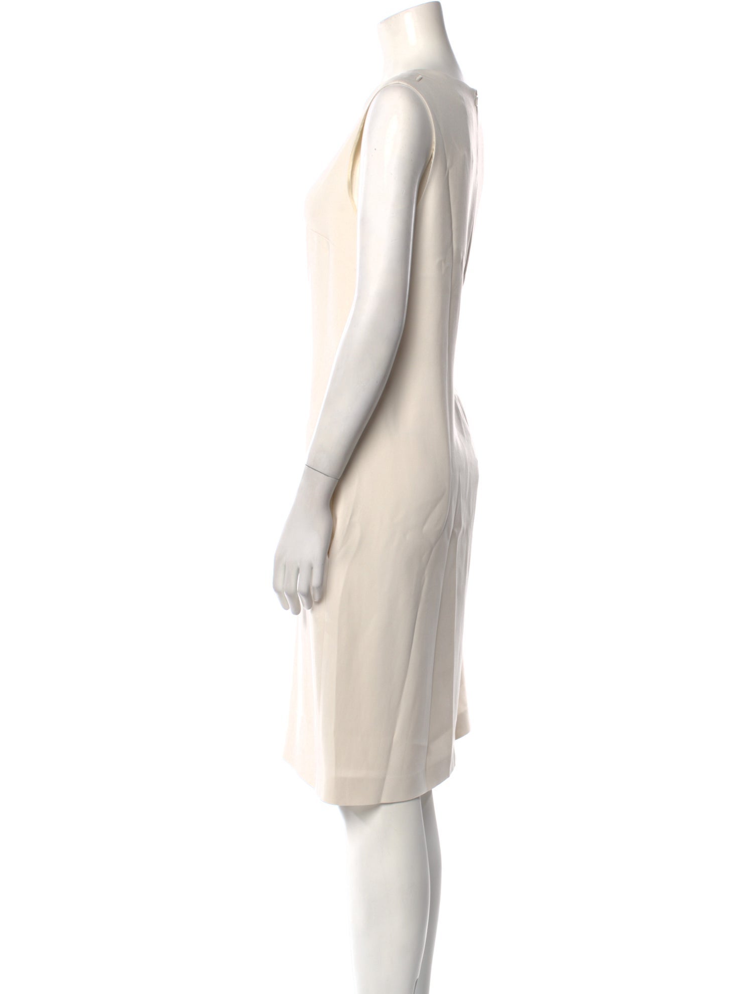 'S Max Mara Scoop Neck Knee-Length Dress