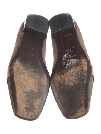 'S Max Mara Suede Printed Loafers