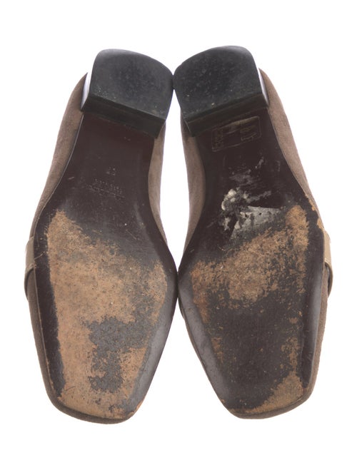 'S Max Mara Suede Printed Loafers