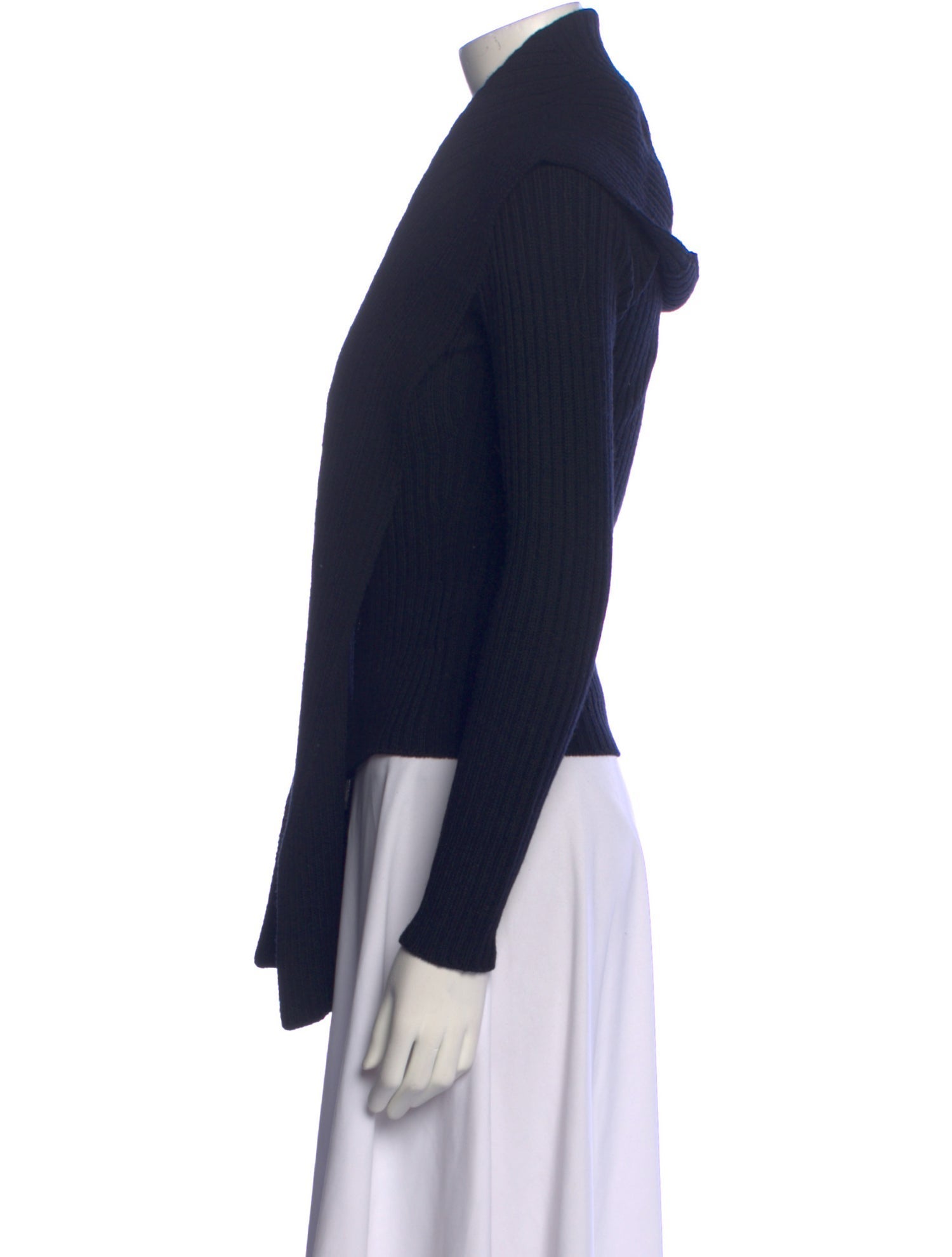 'S Max Mara Virgin Wool Cowl Neck Sweater