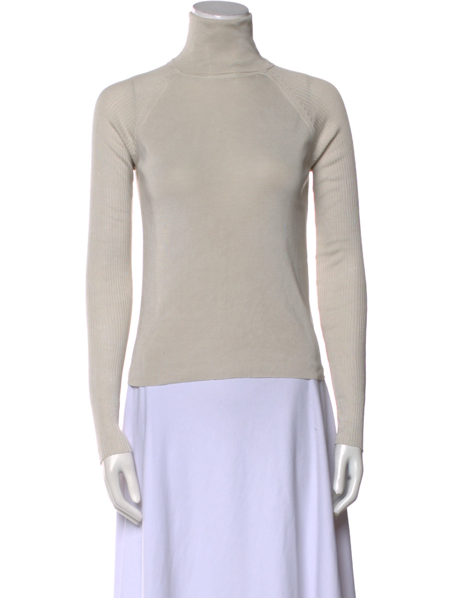 'S Max Mara Silk Turtleneck Sweatshirt
