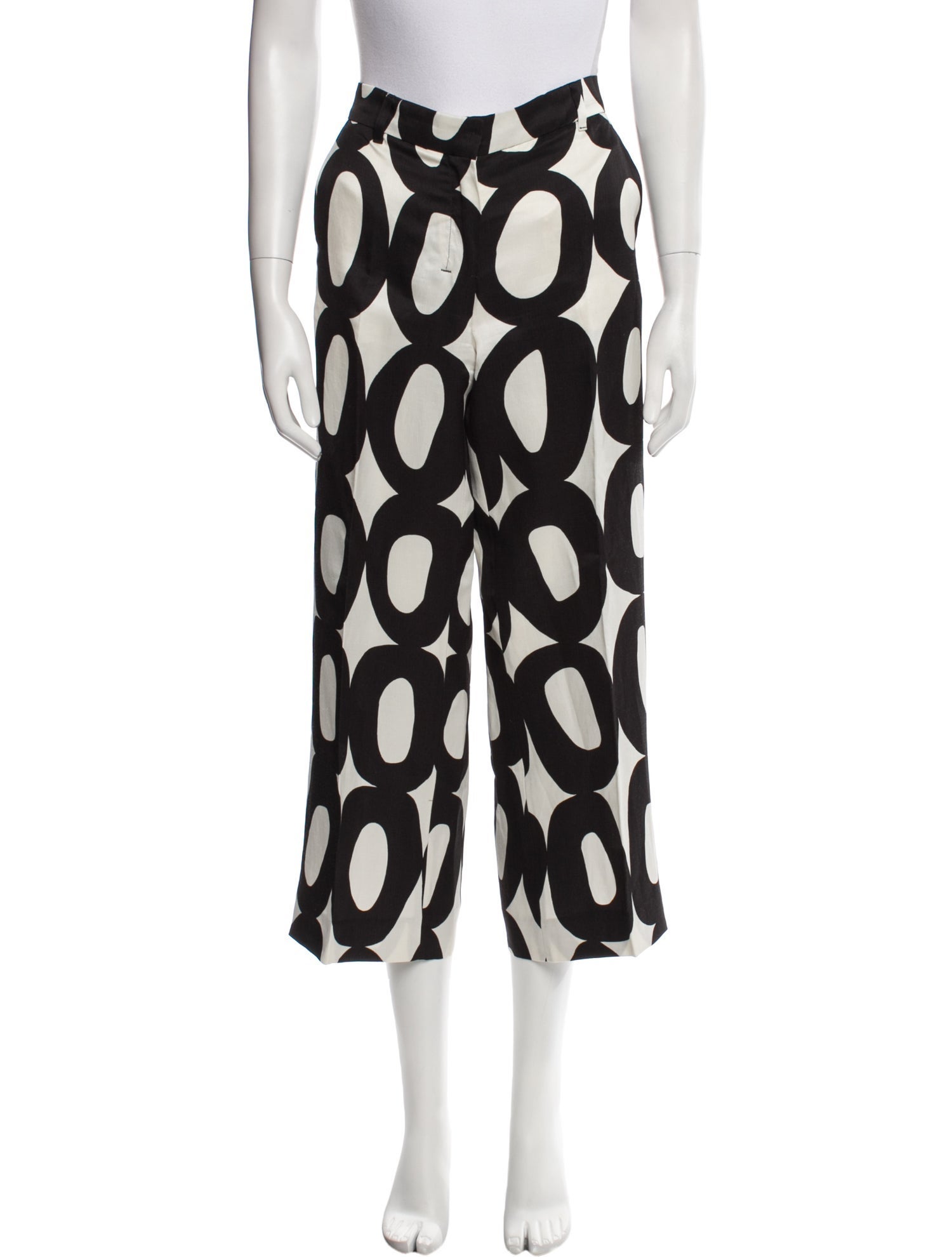 'S Max Mara Printed Wide Leg Pants