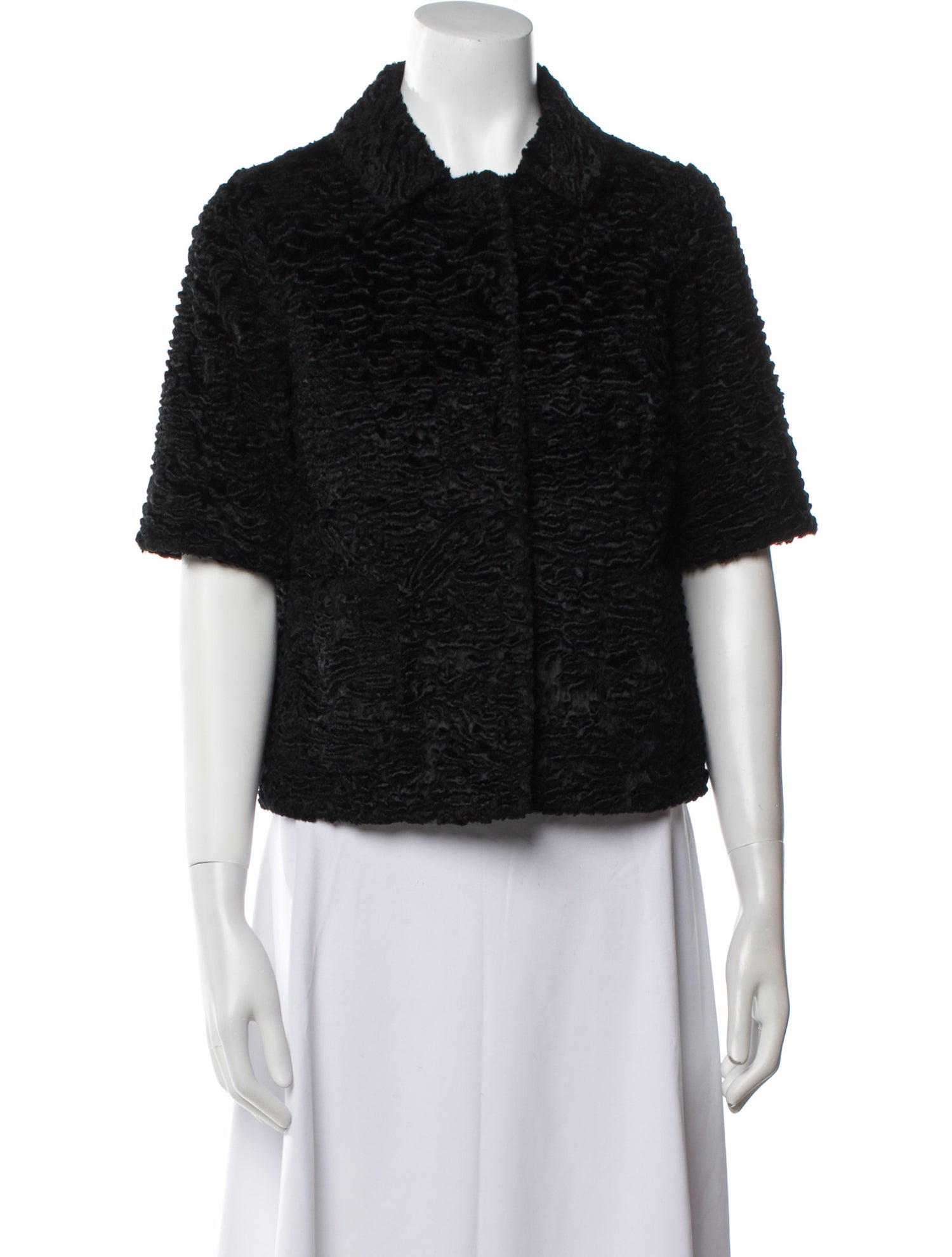 'S Max Mara Tweed Pattern Evening Jacket