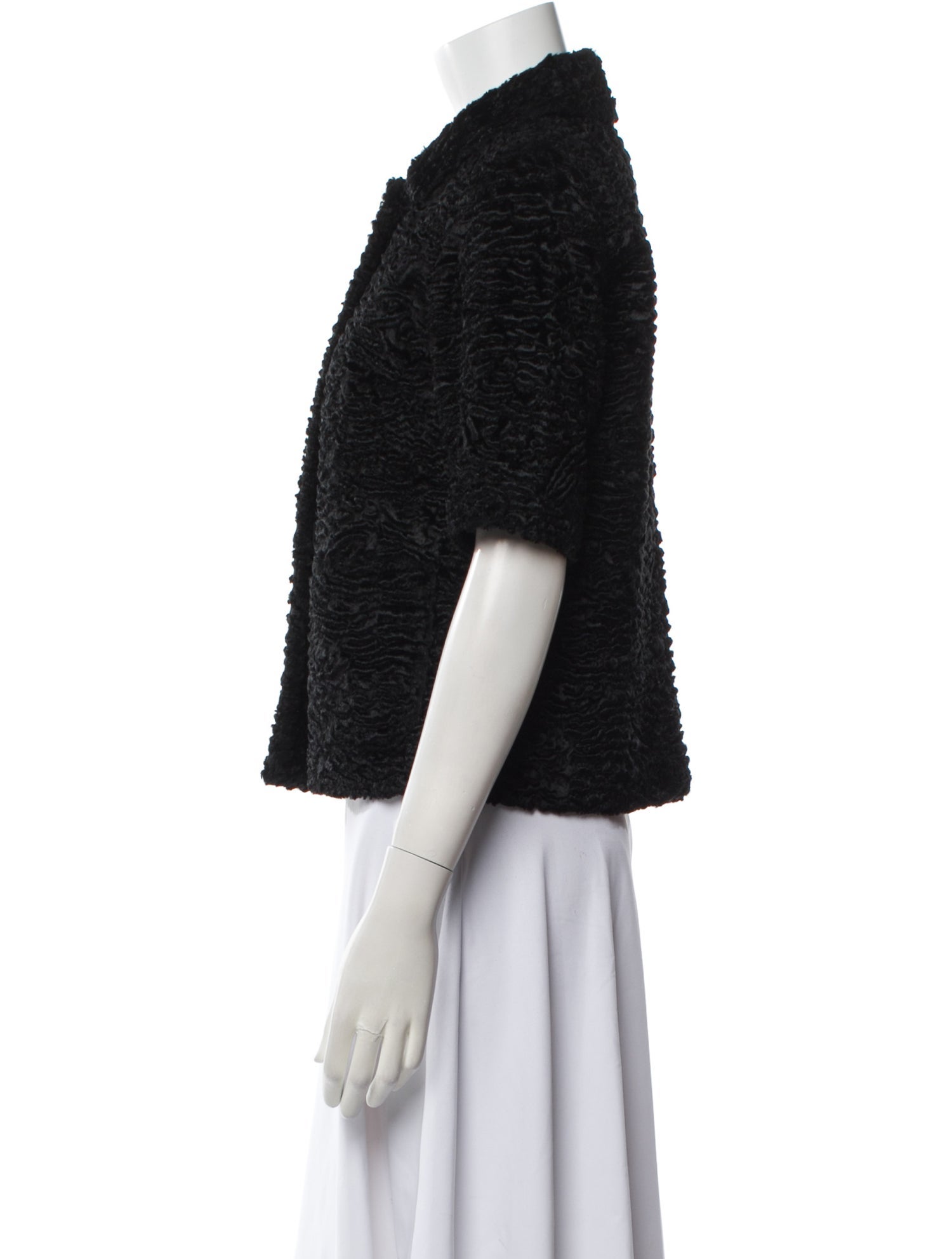 'S Max Mara Tweed Pattern Evening Jacket