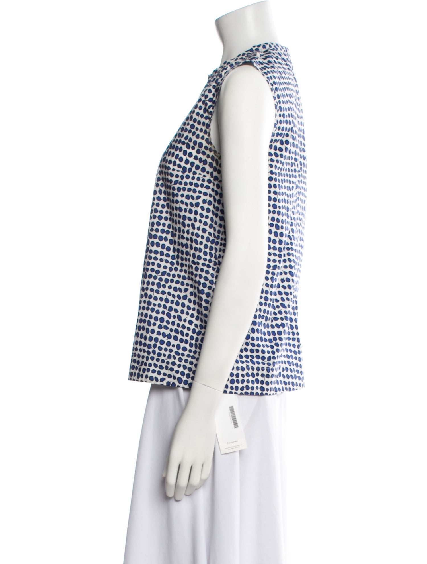 'S Max Mara Printed Crew Neck Top