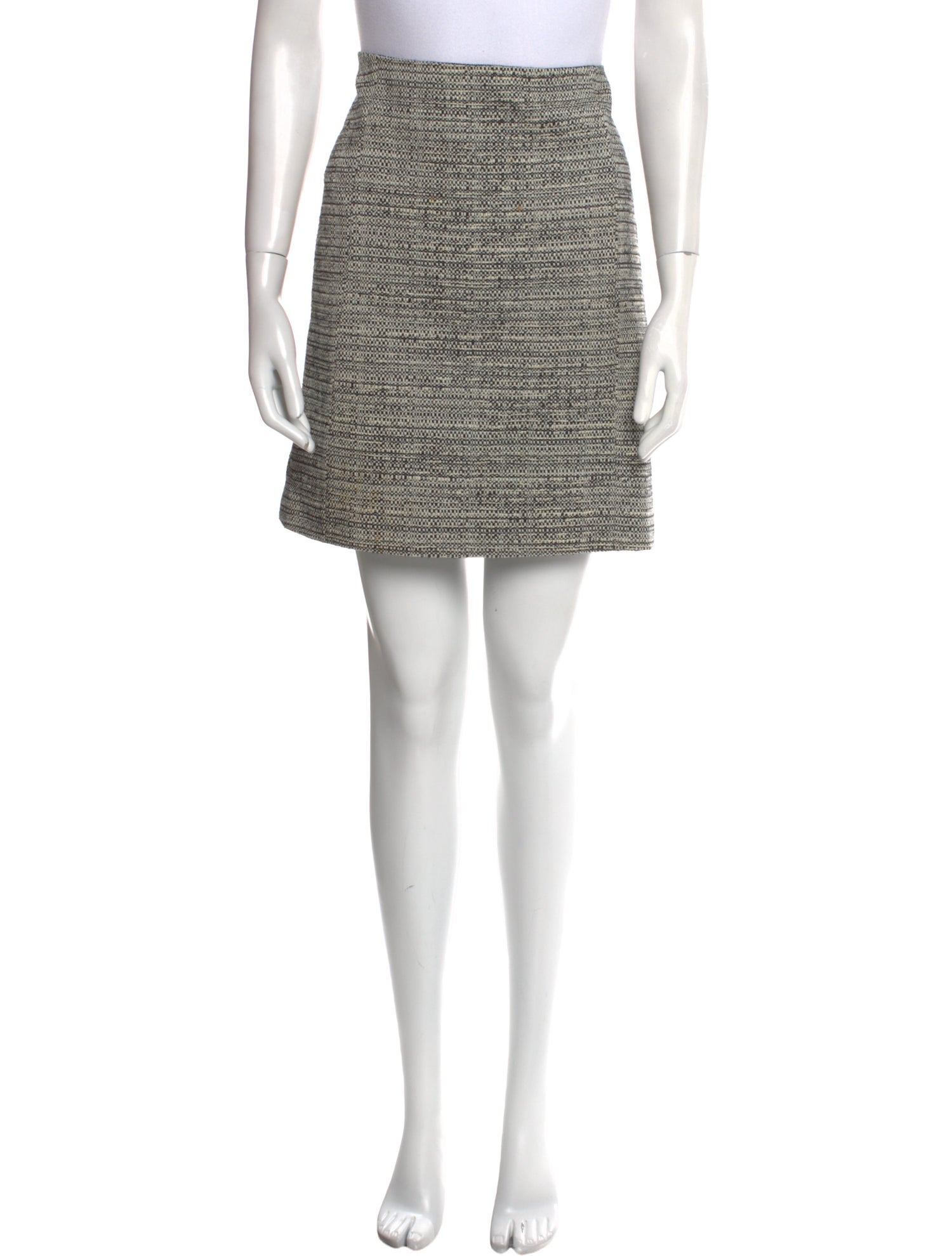 'S Max Mara Tweed Pattern Mini Skirt