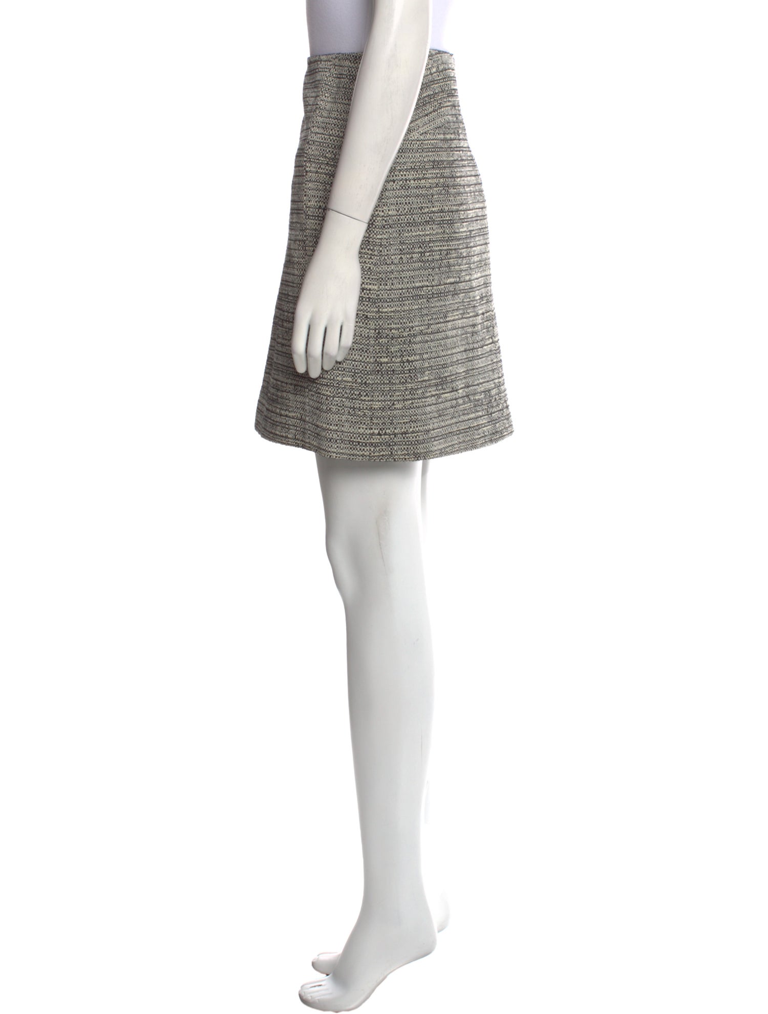 'S Max Mara Tweed Pattern Mini Skirt