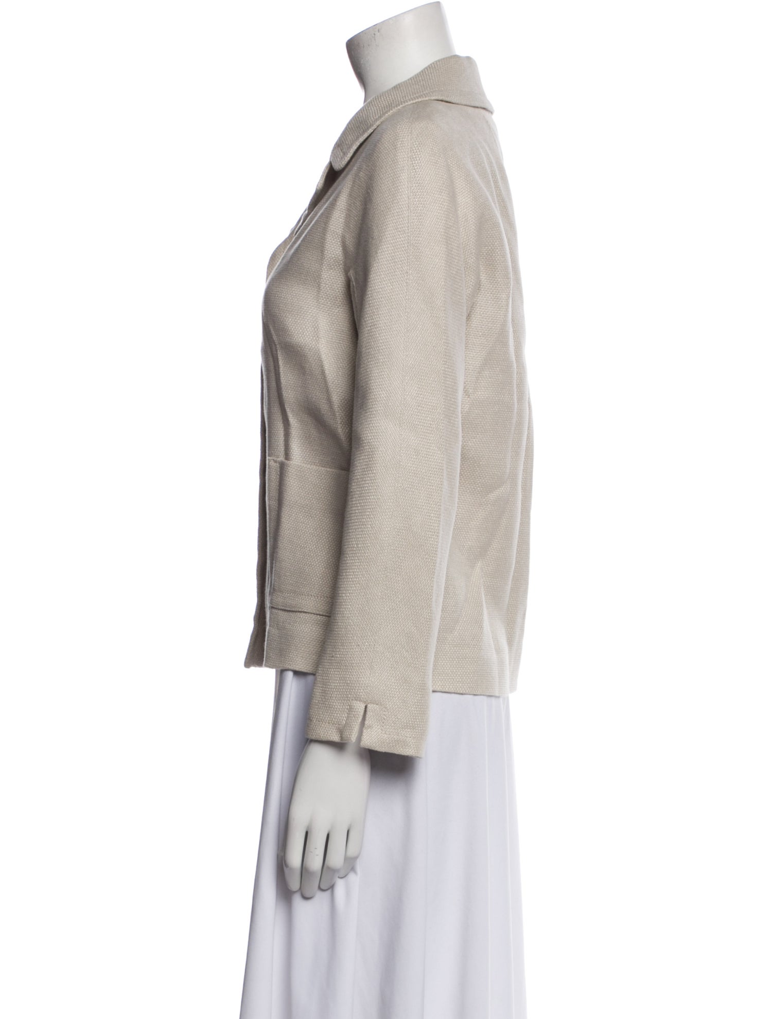 'S Max Mara Tweed Pattern Blazer