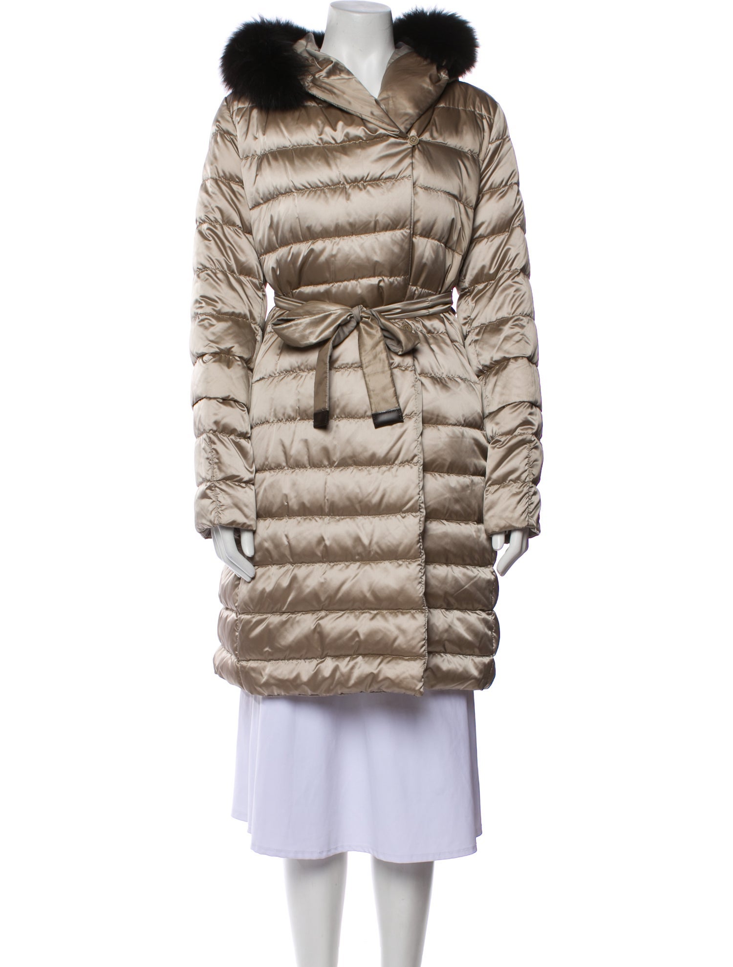 'S Max Mara Faux Fur Coat