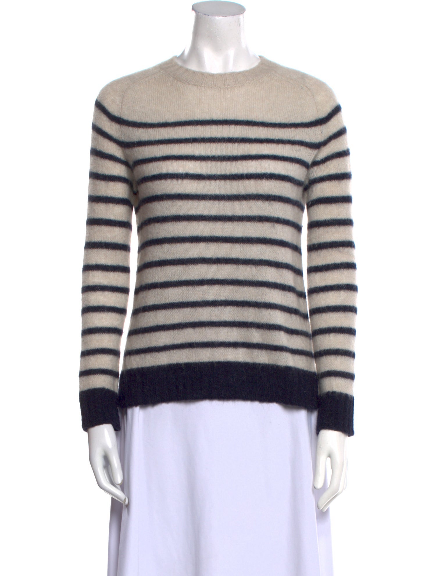 'S Max Mara Striped Crew Neck Sweater