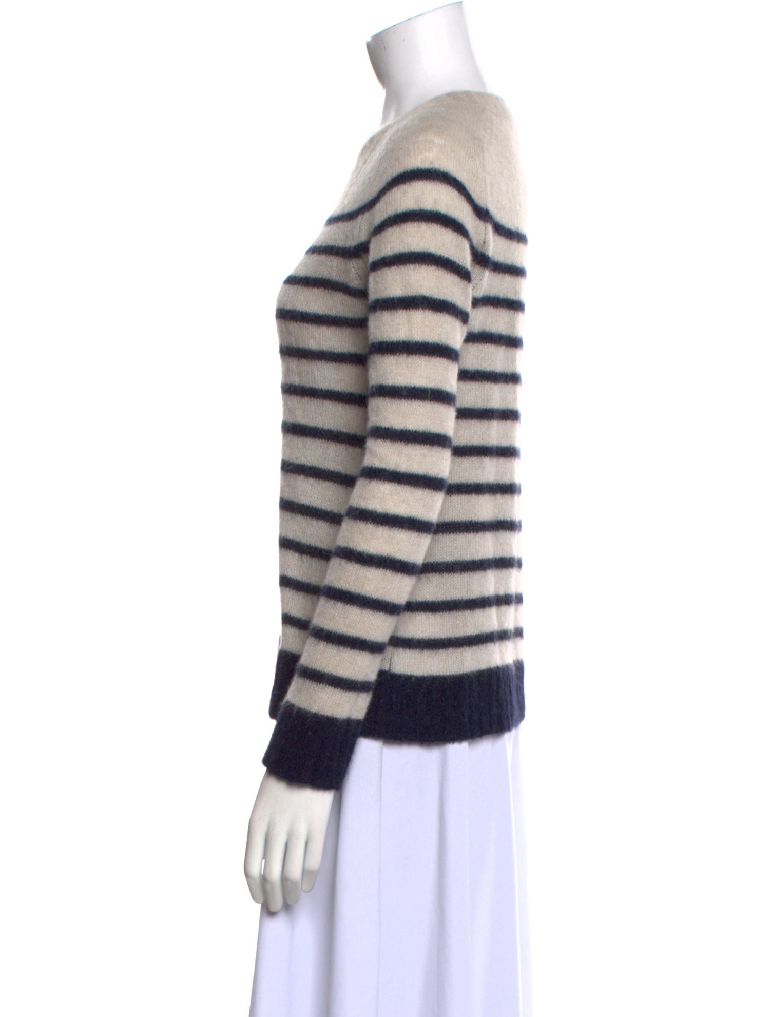 'S Max Mara Striped Crew Neck Sweater