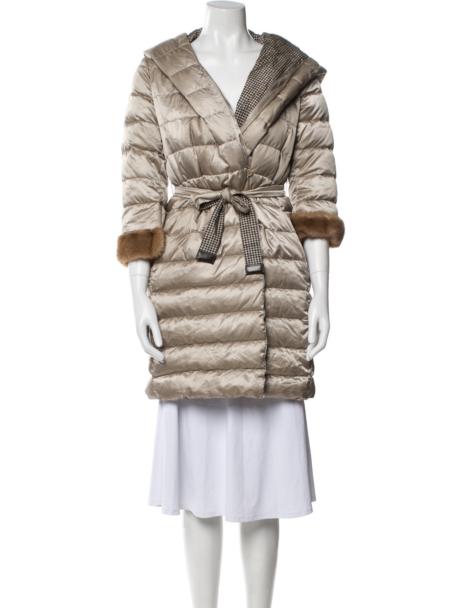 'S Max Mara Faux Fur Coat