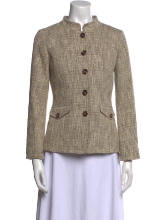 'S Max Mara Tweed Pattern Jacket