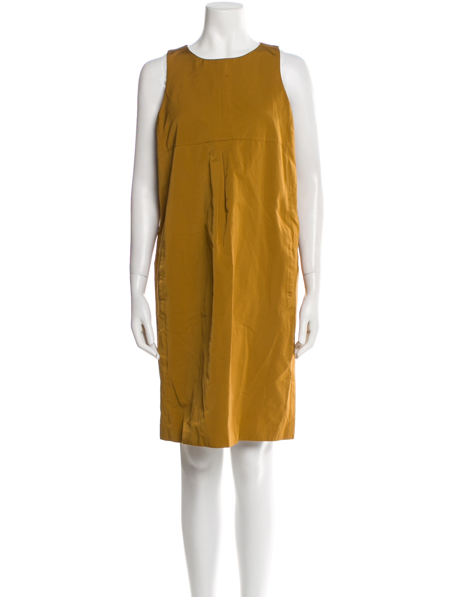 'S Max Mara Crew Neck Knee-Length Dress