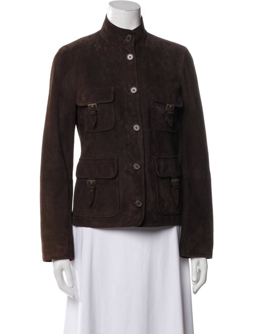 'S Max Mara Suede Utility Jacket