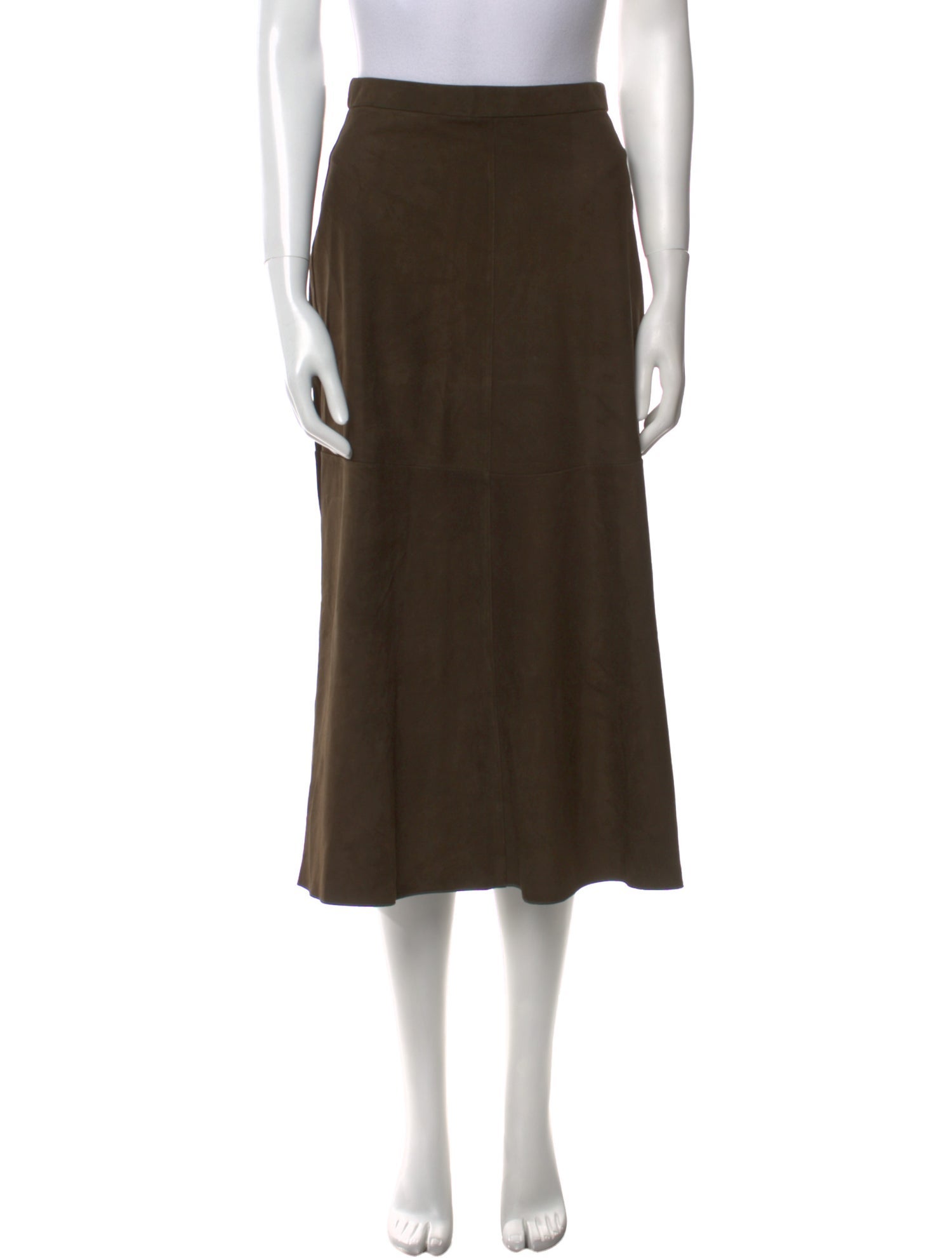 'S Max Mara Virgin Wool Midi Length Skirt