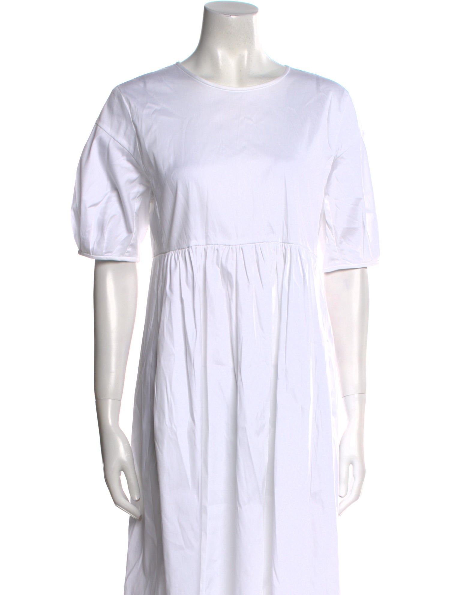 'S Max Mara Scoop Neck Midi Length Dress