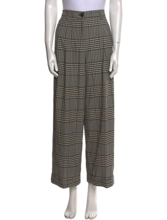 'S Max Mara Virgin Wool Wide Leg Pants