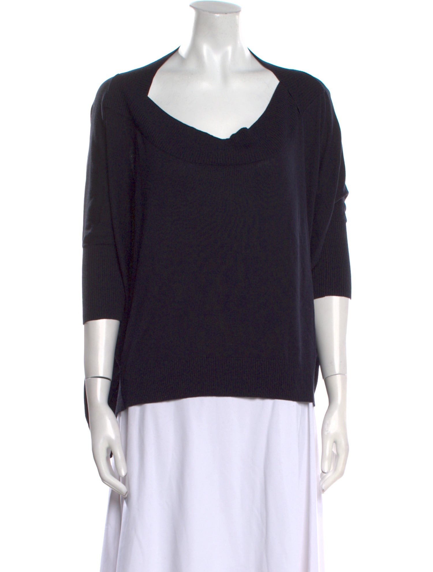 'S Max Mara Silk Scoop Neck Sweater