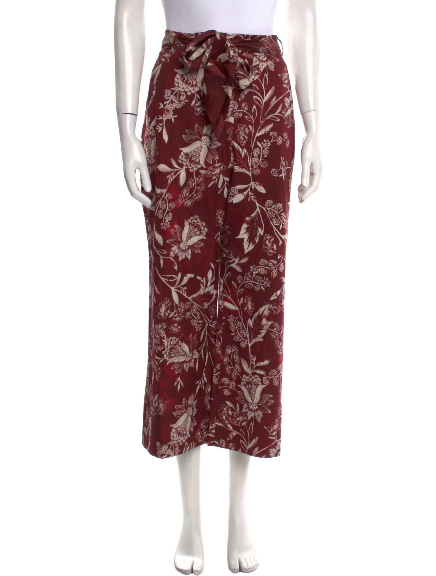 'S Max Mara Printed Straight Leg Pants