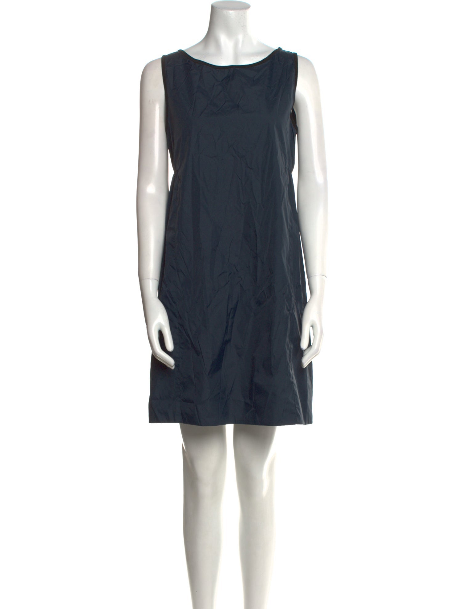 'S Max Mara Bateau Neckline Mini Dress
