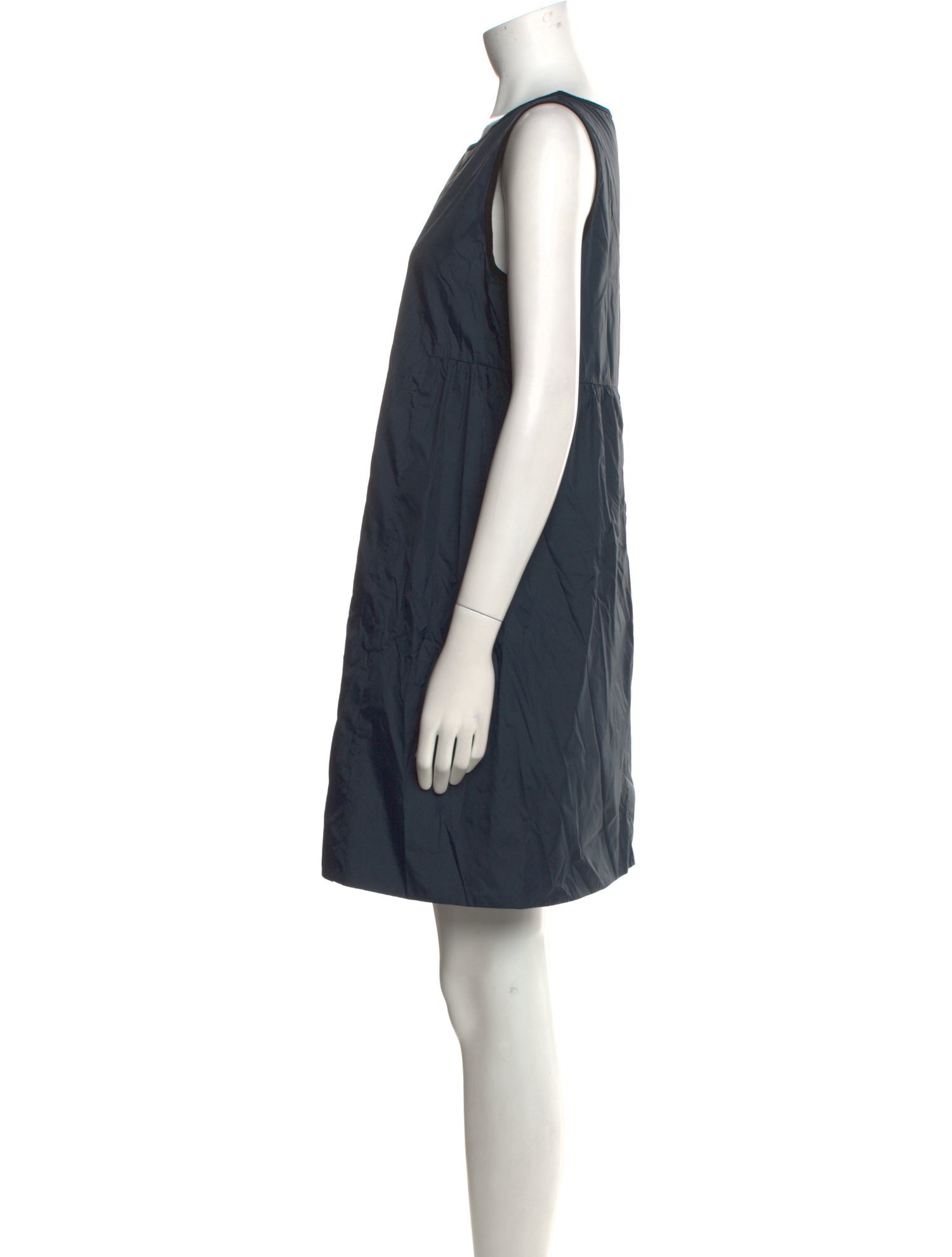 'S Max Mara Bateau Neckline Mini Dress