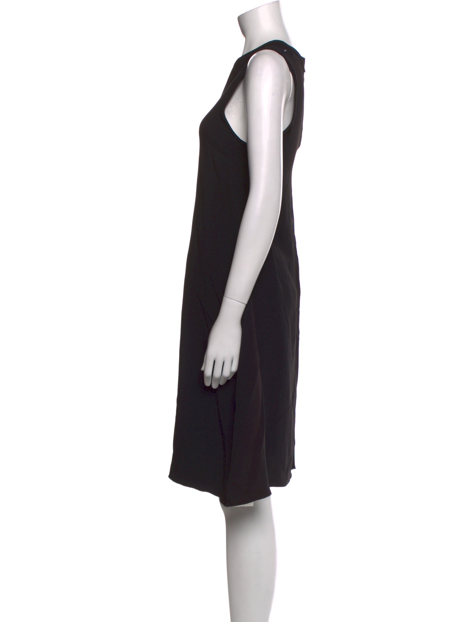 'S Max Mara Crew Neck Knee-Length Dress