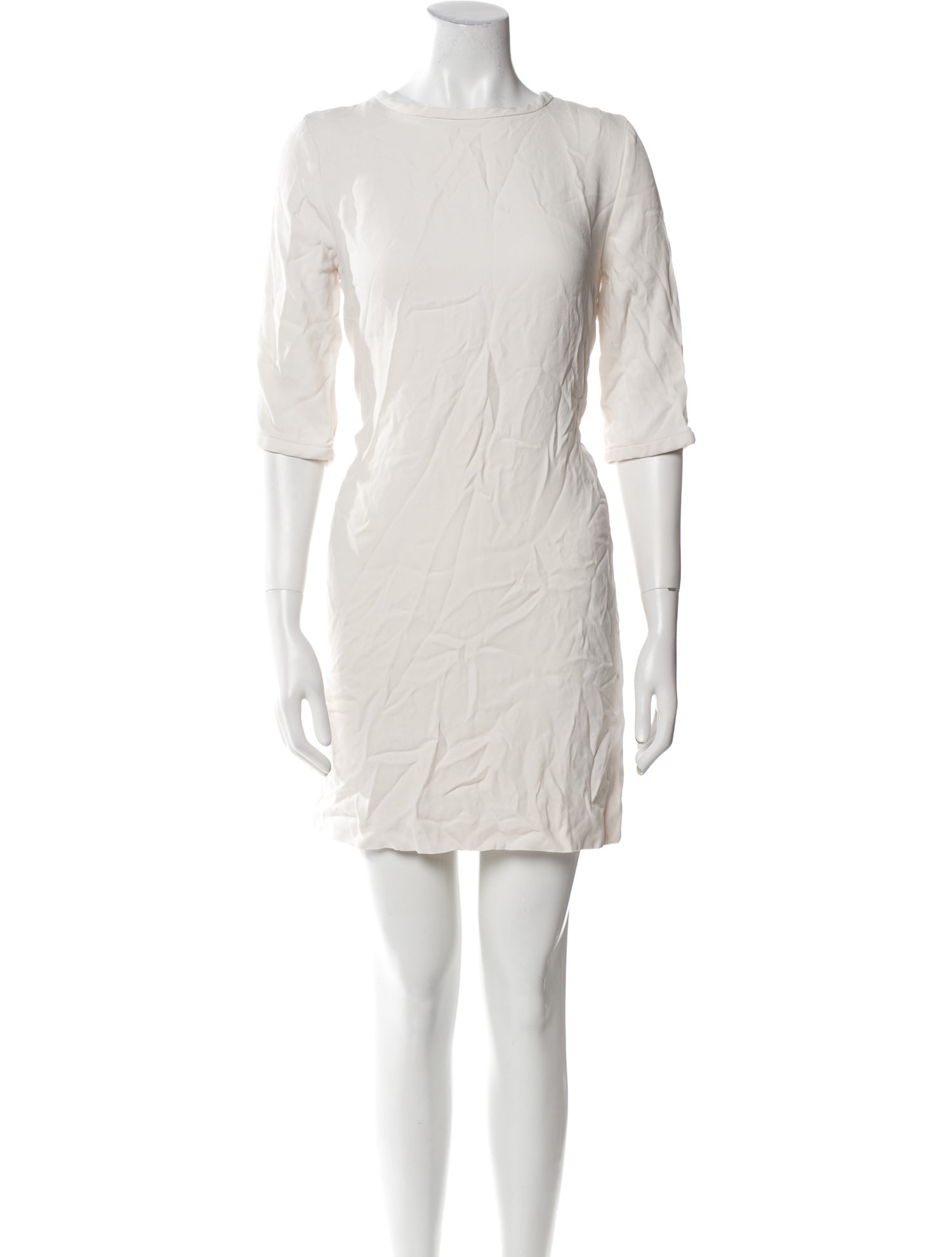 'S Max Mara Bateau Neckline Mini Dress