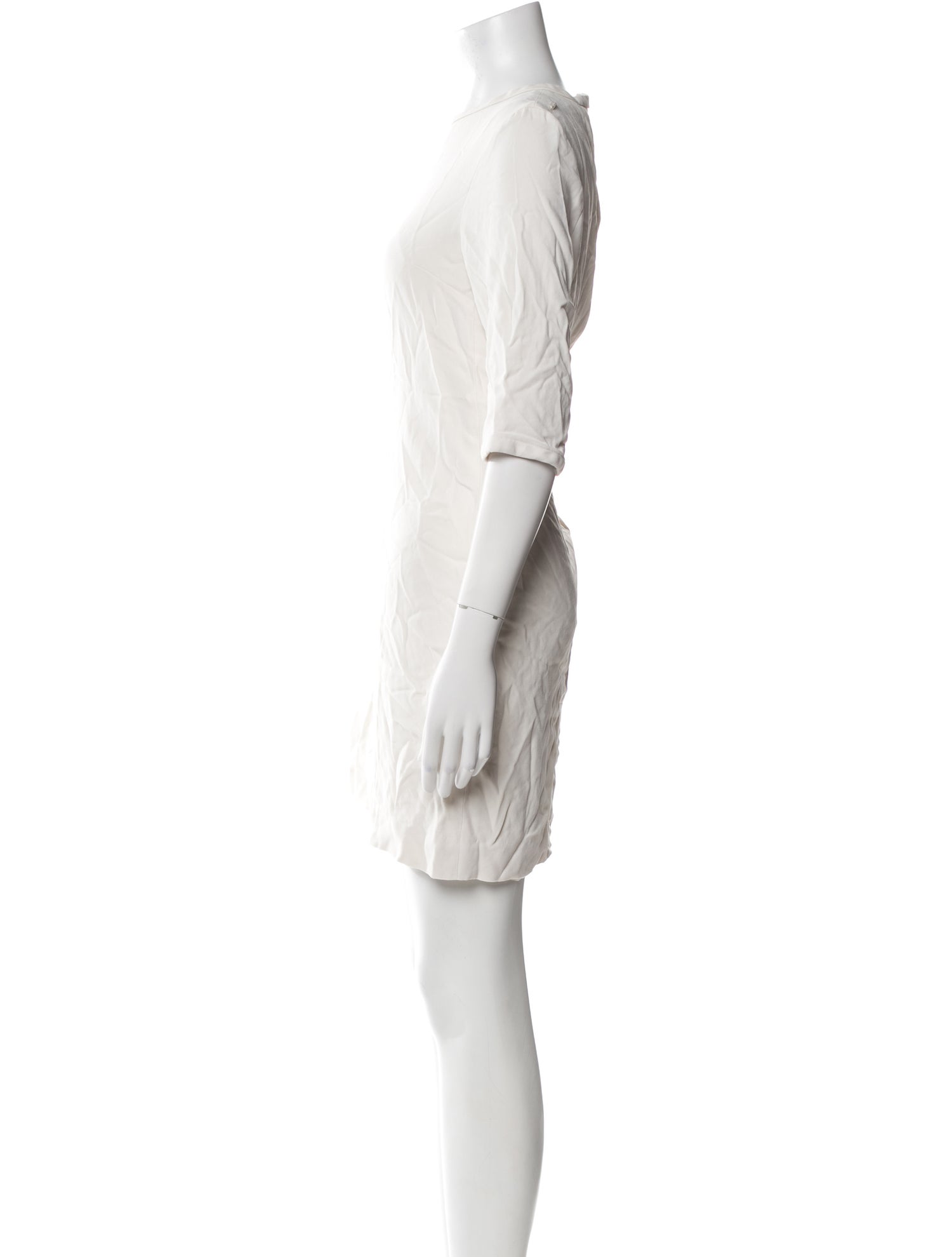 'S Max Mara Bateau Neckline Mini Dress