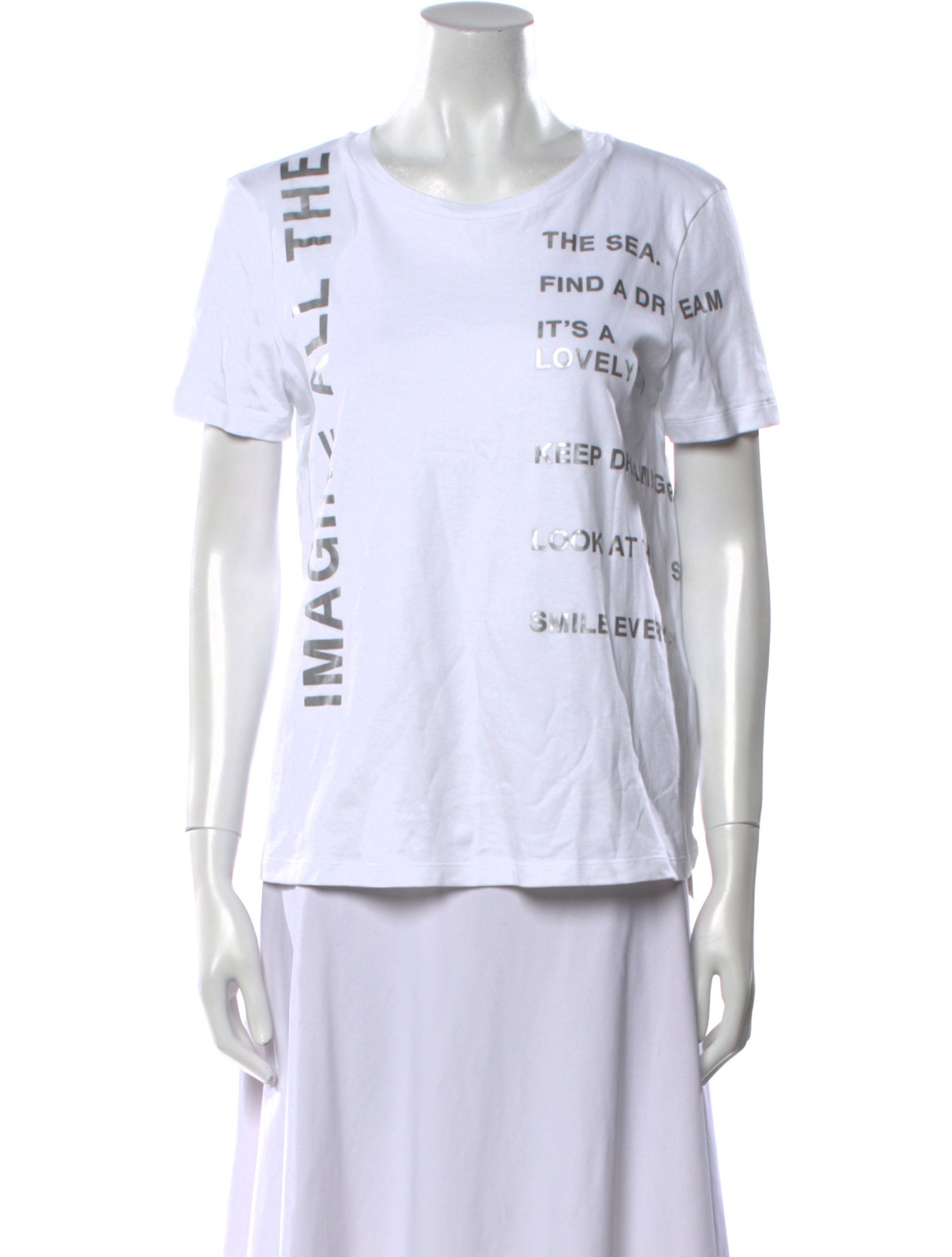 'S Max Mara Graphic Print Crew Neck T-Shirt
