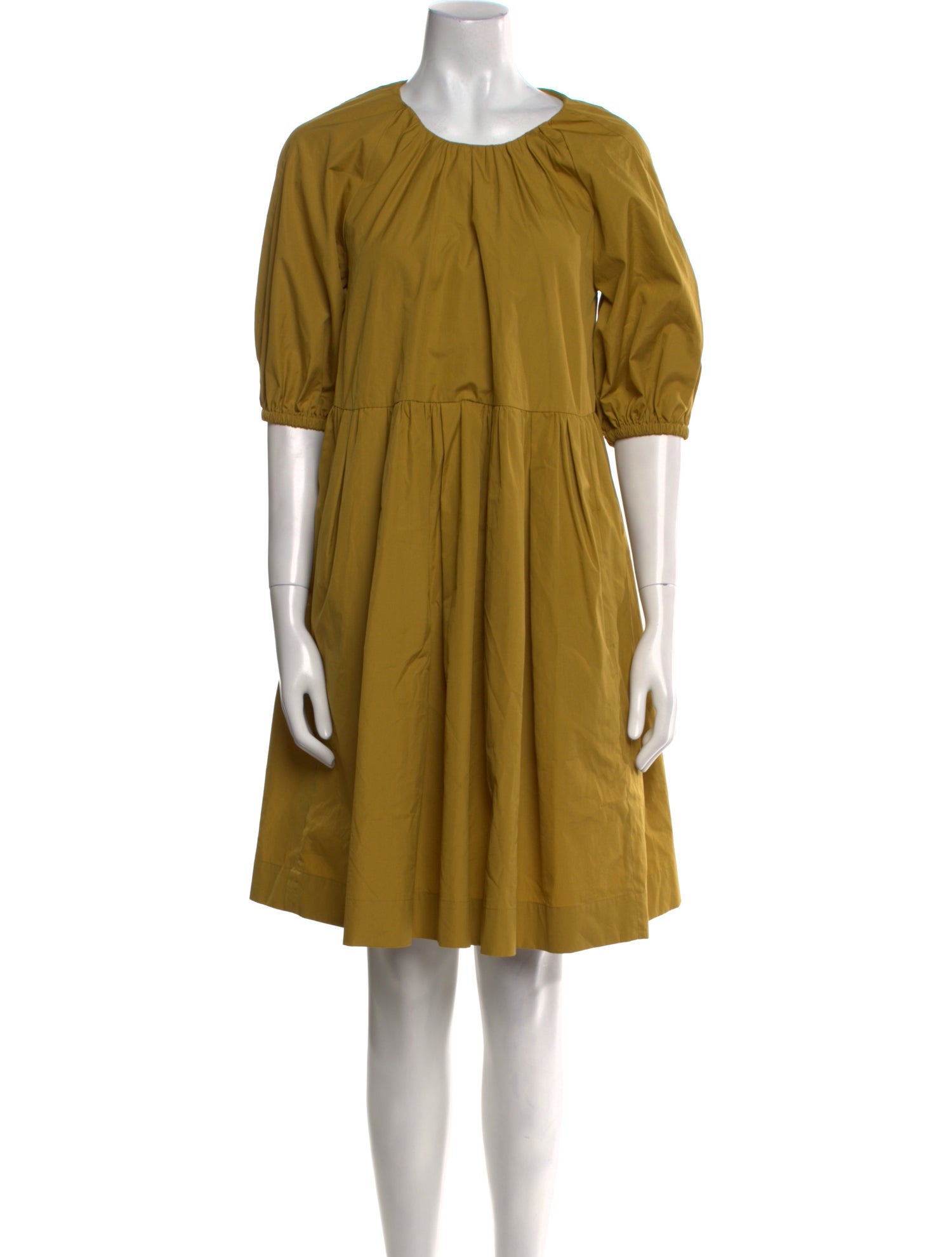 'S Max Mara Crew Neck Knee-Length Dress