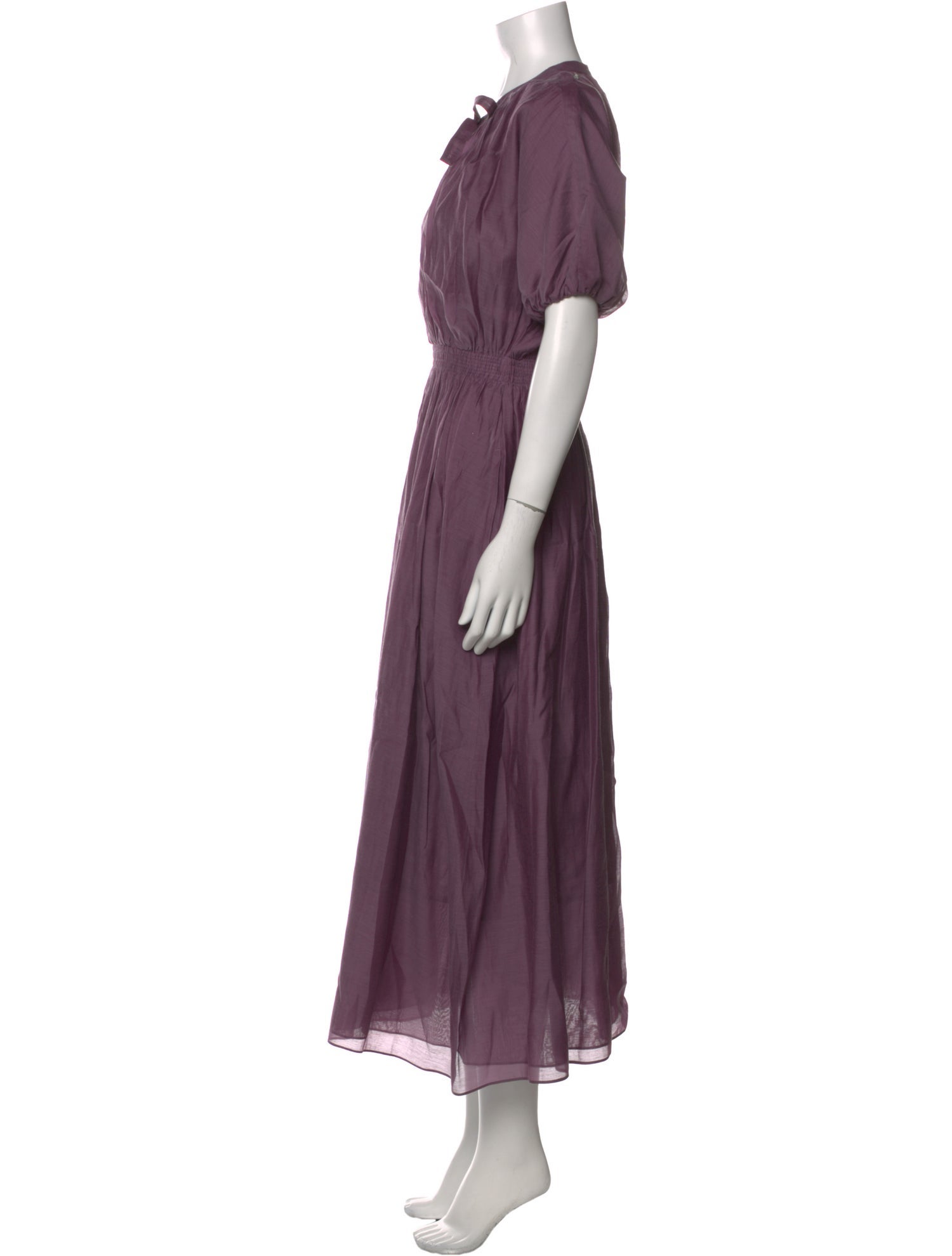 'S Max Mara Crew Neck Long Dress