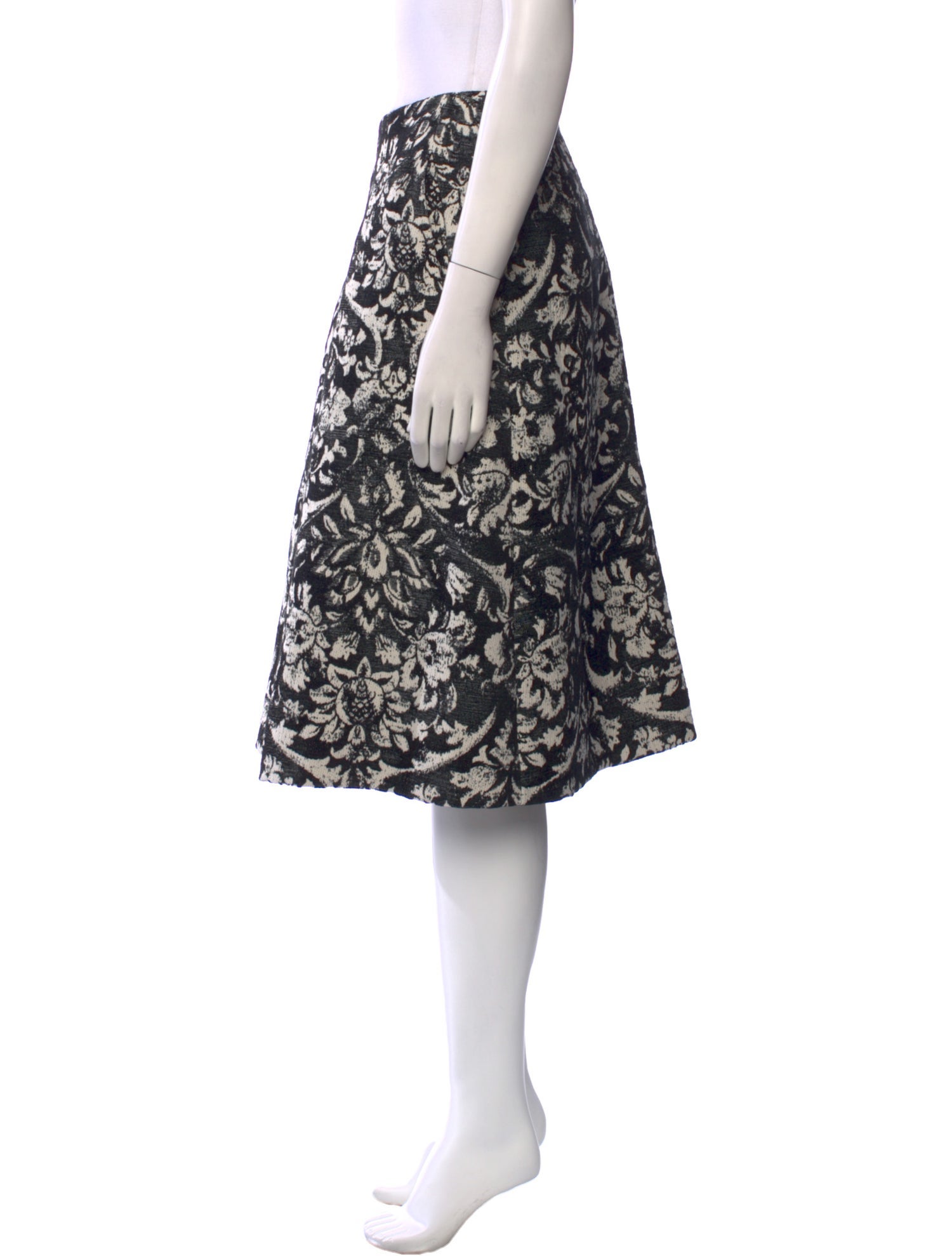 'S Max Mara Printed Knee-Length Skirt