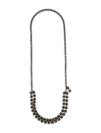 'S Max Mara Crystal Chain Necklace