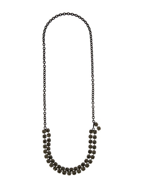 'S Max Mara Crystal Chain Necklace