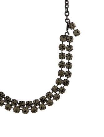'S Max Mara Crystal Chain Necklace